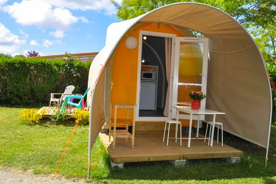 Unusual tent campsite Charente Maritime
